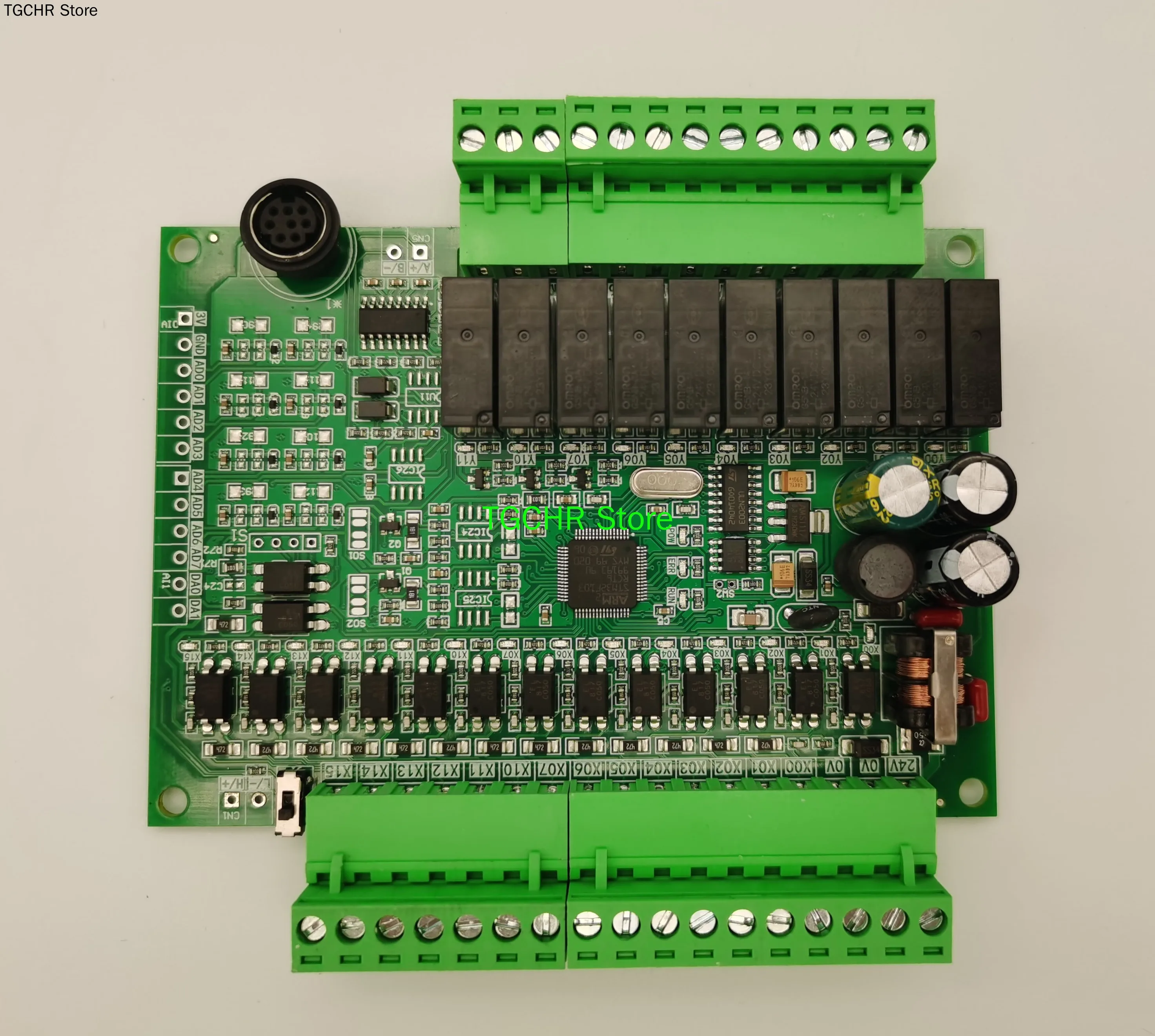 PLC Industrial Control Board Programmable Controller Compatible with 2n 1n 24mr