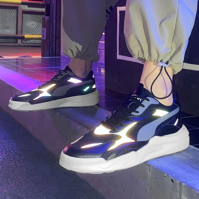 

Hot Sale Men Walking Shoes Brand Fashion Man Leather Shoes Mesh Designer Mens Lace Up Sneakers Luxury Casual Shoes For Adult