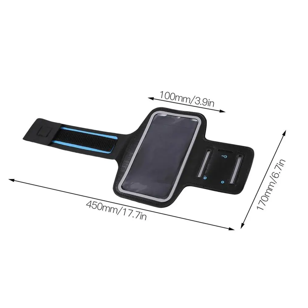 

Waterproof Running Jogging Sports Neoprene GYM Armband Case Cover Holder with Reflective Strip for iPhone 6 Plus