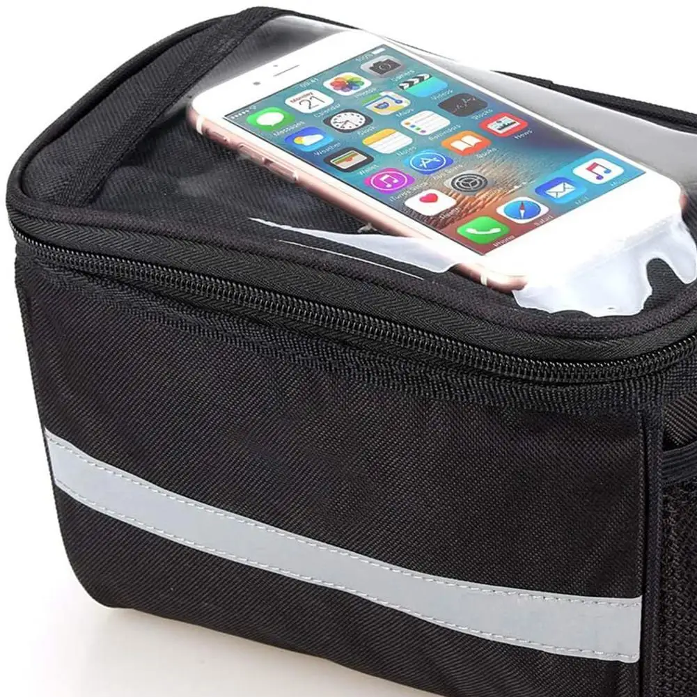 

Bike Bag Frame Front Top Tube Cycling Bag Waterproof bikes road Bag For mountain Phone bikes Touchscreen Case Q6R7