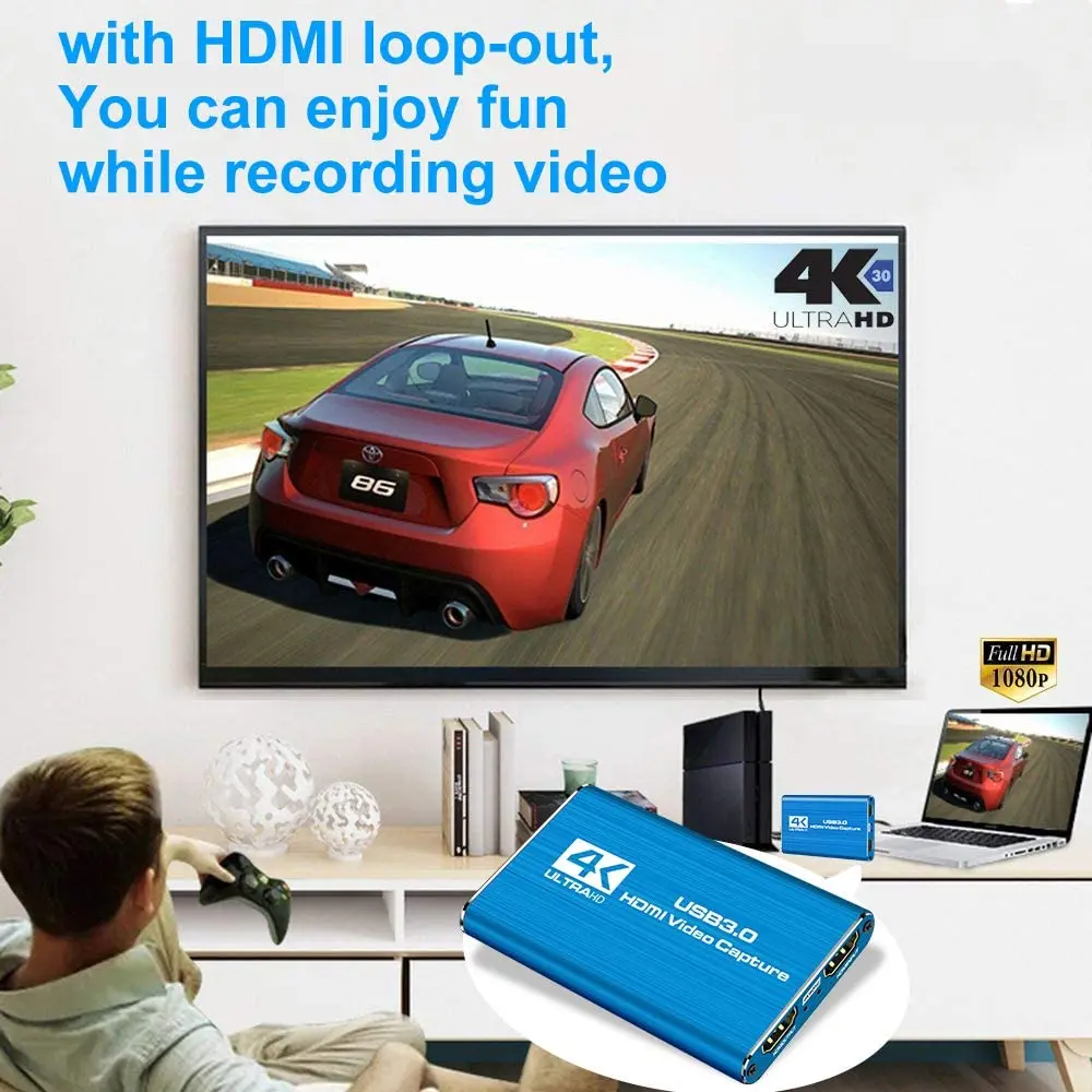 2021 Мини карта видеозахвата USB 2 0 HDMI видео захвата Регистраторы коробка PS4 игра DVD