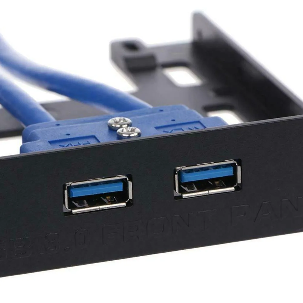 20 контактов двойной порт компьютера Высокоскоростной USB 3 0 концентратор Передняя
