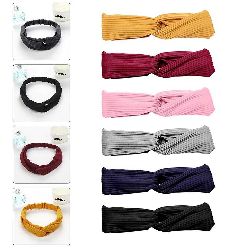 

6 шт цветные вязаные повязки для йоги для занятий спортом повязки для декора