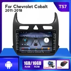 Автомагнитола с IPS-экраном 1280x720, Android для Chevrolet Cobalt 2 2011-2018, мультимедийный видеоплеер, GPS-навигатор, камера, DVD, FM