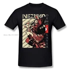Kimetsu No Yaiba футболки для мужчин Nezuko Demon Slayer забавные мужские хлопковые футболки аниме Harajuku уличная одежда