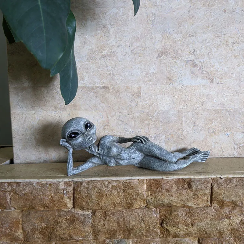 Скульптура инопланетянина для медитации домашний художественный декор