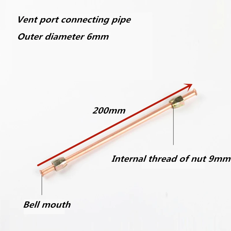 1 шт. воздушный компрессор алюминиевая трубка насос обратный клапан медная труба