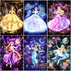 Алмазная мозаика Disney 5D сделай сам, мультяшная вышивка принцессы, вышивка крестиком, украшение для дома, детский подарок