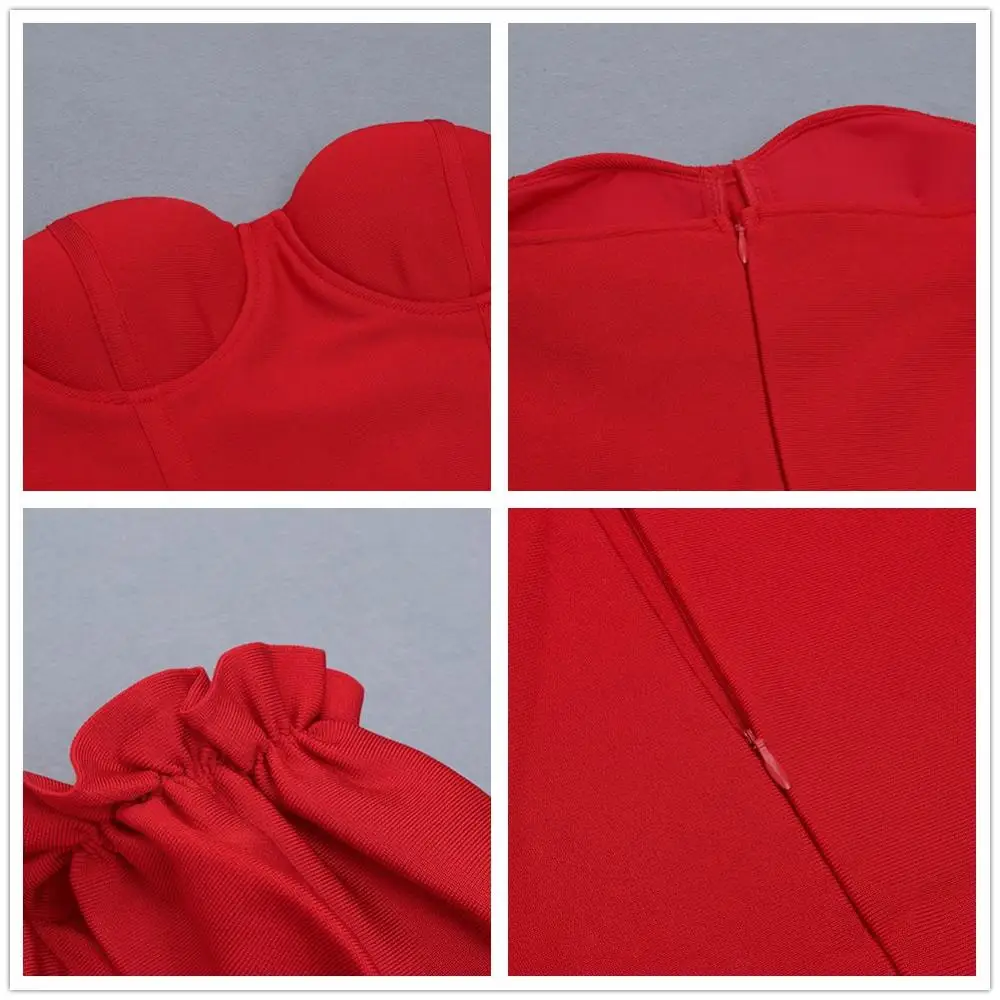 

Women Dress Short Sleeve Bodycon Elegant Celebrity Party Summer Bandage Dresses 2020 New Autumn Ladies Clothes