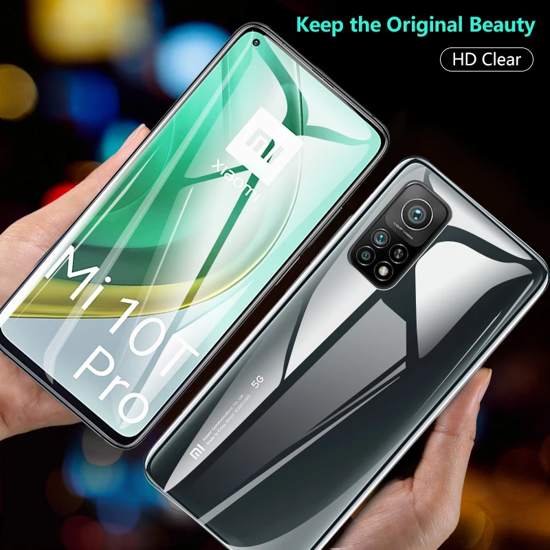 

10 шт. Передняя и задняя пленка для Xiaomi Mi 10T Pro 5G защитная пленка Nano гидрогель пленка для Xiaomi Mi 10T Lite 5G без стекла