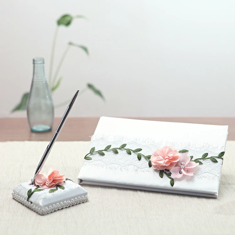 

Blossoms Wedding Registry Book Pen Set