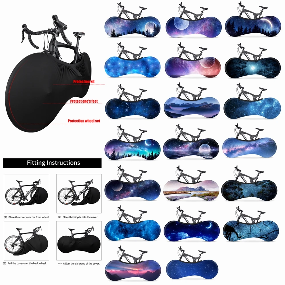 Универсальный чехол для велосипедных колес противопыльные гаражные цепи