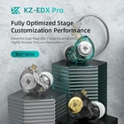 Динамики KZ EDX PRO-auriculares, auriculares с глубокими звуковыми сигналами HIFI с монитором, спортивные, с отменными колесами, KZ EDXP