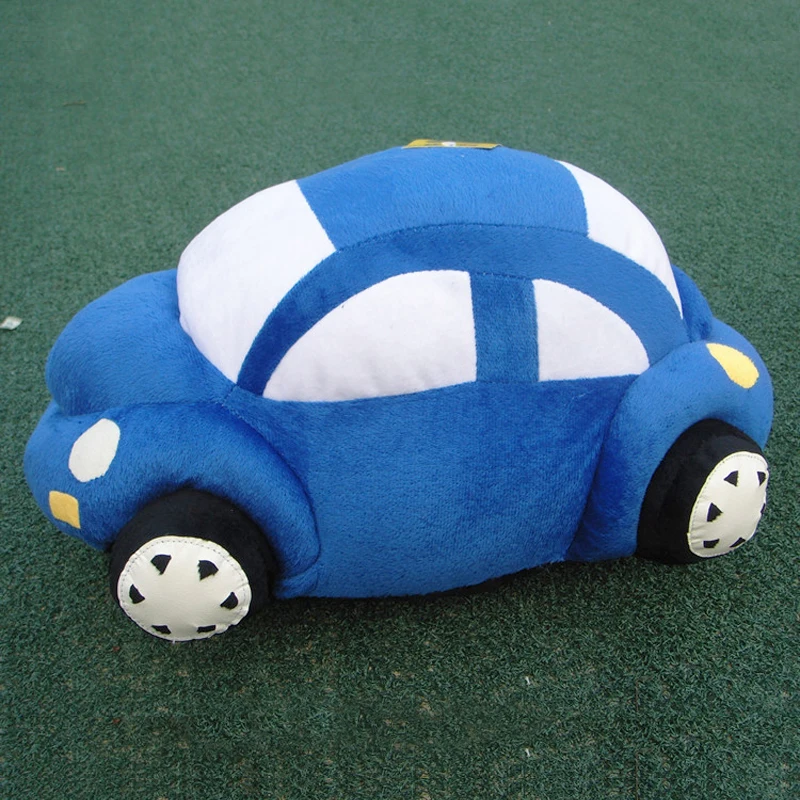 

35cm Cute Kids Cars Model Stuffed Plush Toys Children Brinquedos For Kids Boys Kawaii Car Shape Cushion Pillow Birthday Gifts