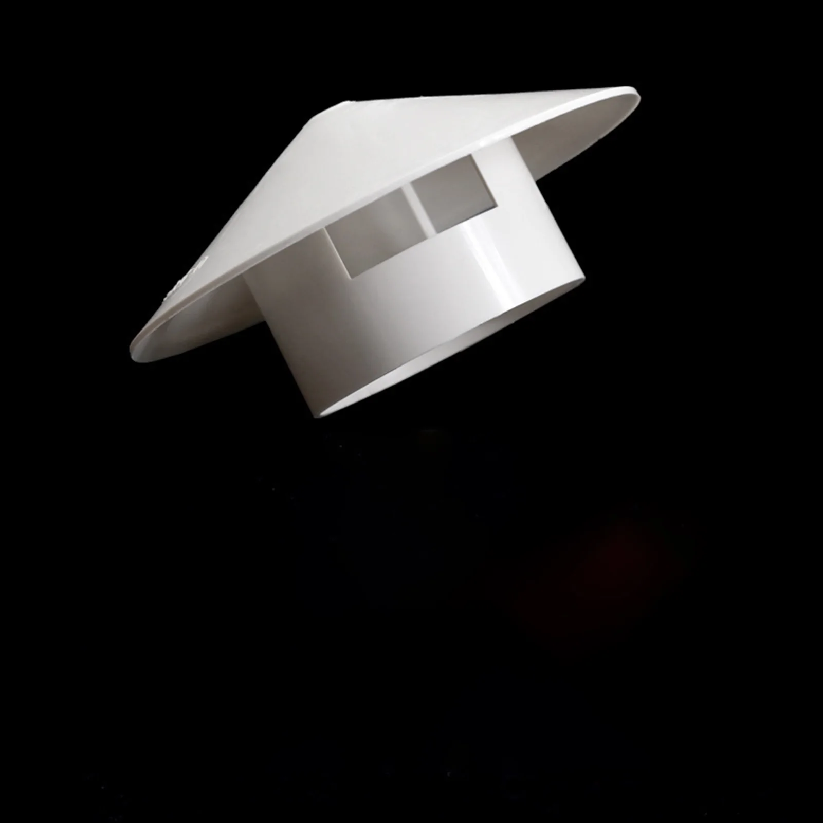 

PVC Roof Air Vent Grille, 75mm 110mm 160mm, Round, Ducting Ventilation Cover, Outlet Louvres Breathable Pipe End Cap, Vents