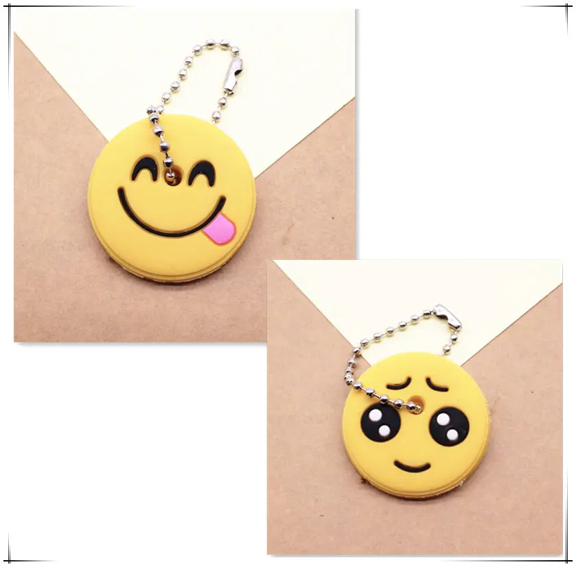 2 шт. милый мультяшный брелок аниме милый Мики Ститч Медведь силиконовый чехол для ключей Сова porte clef cap minne брелок для защиты женщин - Цвет: 2PCSas picture