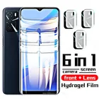 Защитная пленка для экрана из гидрогеля для Oppo A15 A15s A16 Защитное стекло для объектива камеры A95 A94 A93 A92 A74 A73 A72 A53 A53s 4G A52