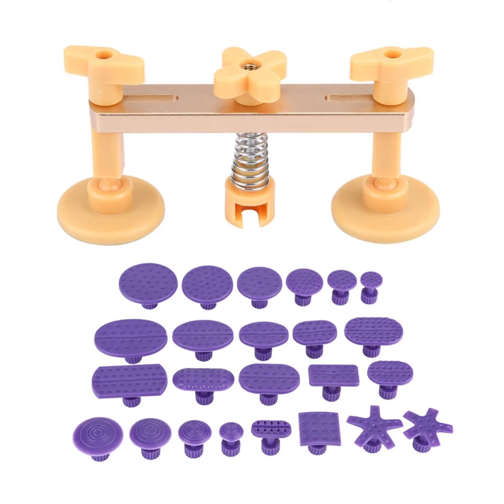 Car Tools Body Paintless Dent Repair set Puller Glue Pulling Tabs down toolkit suction cup pops a dent Bridge Kit Hot |