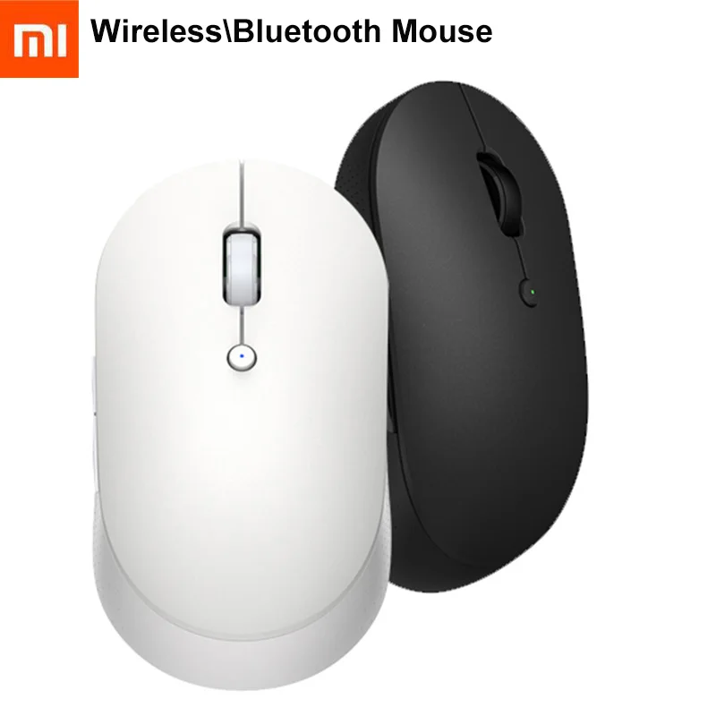 Оригинальная Беспроводная Двухрежимная мышь Xiaomi Mi бесшумная эргономичная Bluetooth
