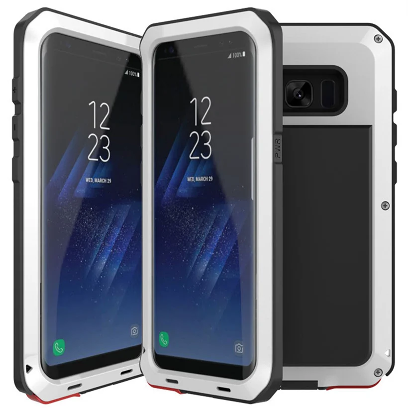 Сверхпрочный Защитный металлический алюминиевый чехол для телефона samsung Galaxy S9 S8 Plus S4 S5 S6 S7 edge Note 8 5 4 противоударный чехол