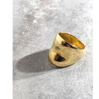 joolim gold plated irregularity female face stainless steel band rings 2020 jewelry