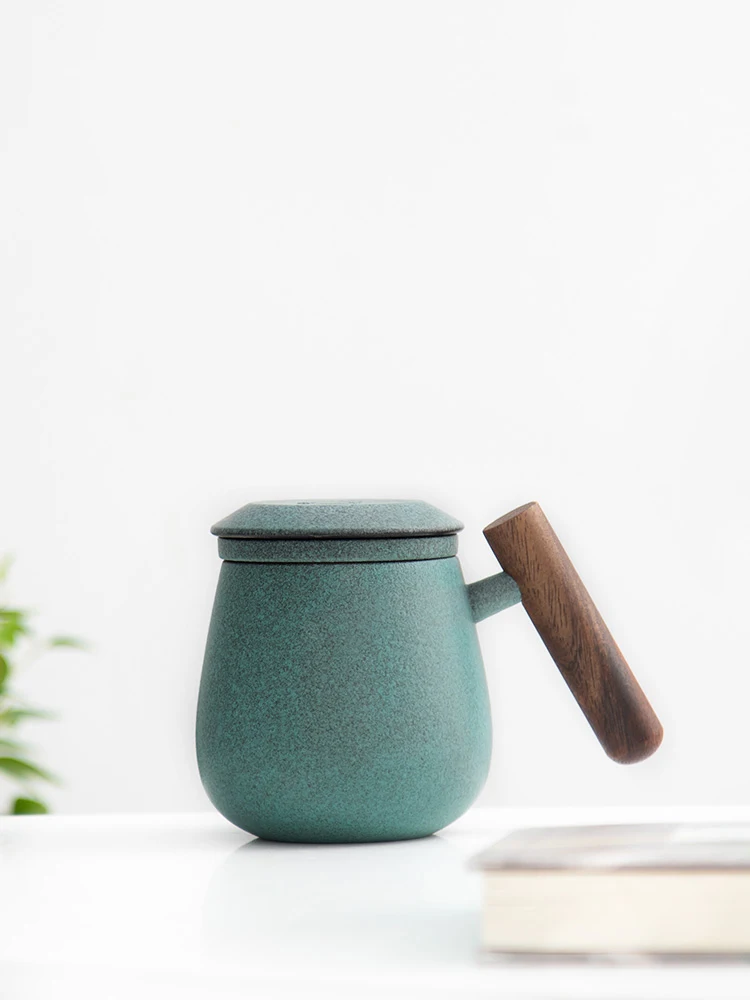 Керамическая чайная кружка TANGPIN дорожная с фильтром керамическая чашка для кофе