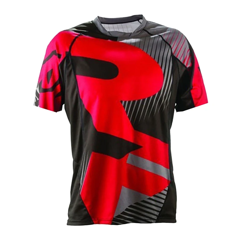 

2020 Mens Short Sleeve Cycling Jersey MTB Downhill Shirt DH MX Uniform Mountain Bike Clothing Summer Motocross Wear T-shirt