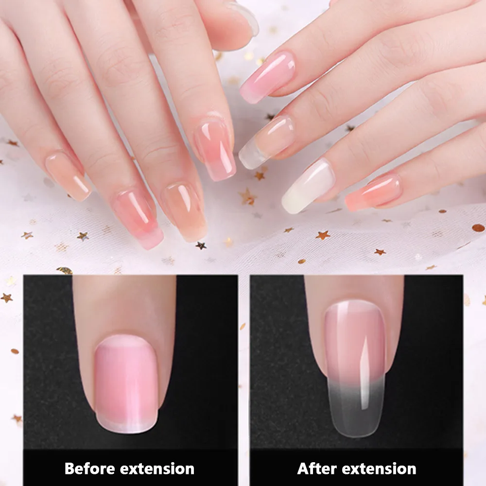

Poly Nail Gel Kit 48W Nail Drying Lamp Manicure Set Semipermanent Gel Nails Starter Kit Manicure Tools All For Nail Extensions