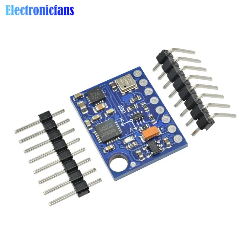 GY-87 I2C/IIC 10DOF MPU6050 HMC5883L BMP180 Sensor Board Module GY87 For Arduino 5V Power Built-in Filters High Accurancy | Электронные