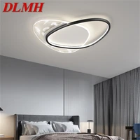 dlmh nordic ceiling light modern simple lamp fixtures led 3 colors home for living dining room