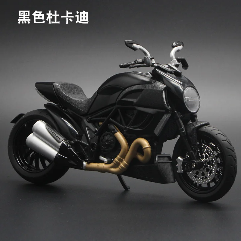 Модель локомотива Ducati Big Devil из сплава в масштабе 1:12 игрушка для мотоцикла