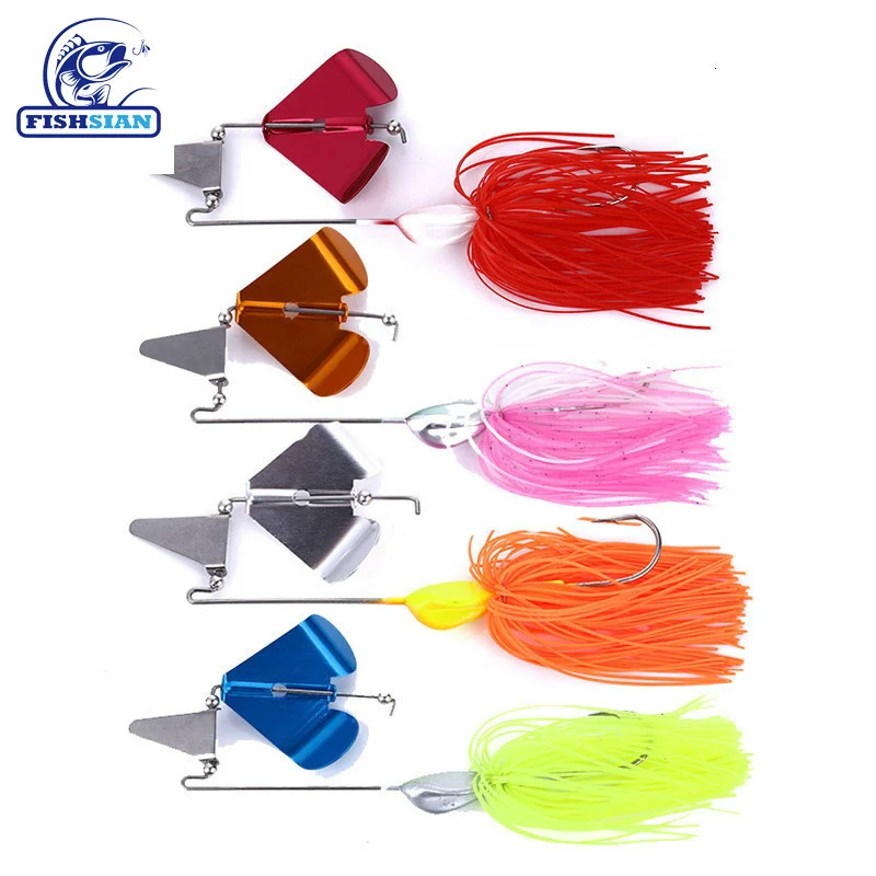 

Spinner Bait Fishing Lure Weights 22g Spinnerbait Articulos De Pesca Isca Artificial Whopper Plopper Metal Bait