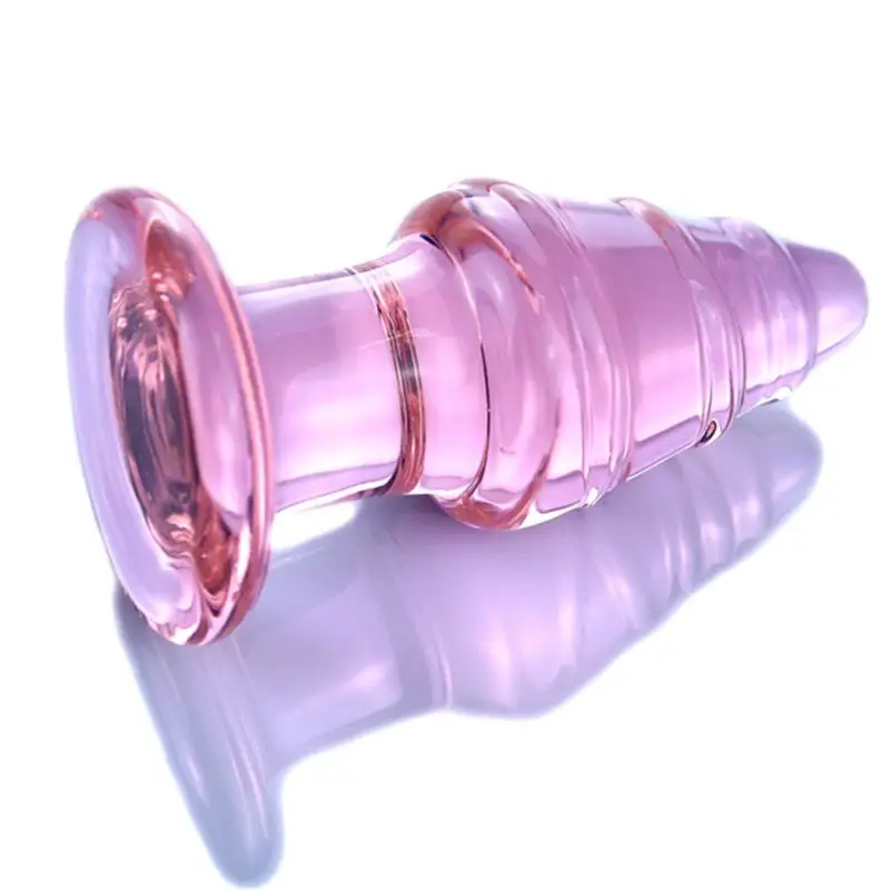 2 Упак. Стеклянный Анальная пробка Массажер для взрослых секс игрушка начинающих