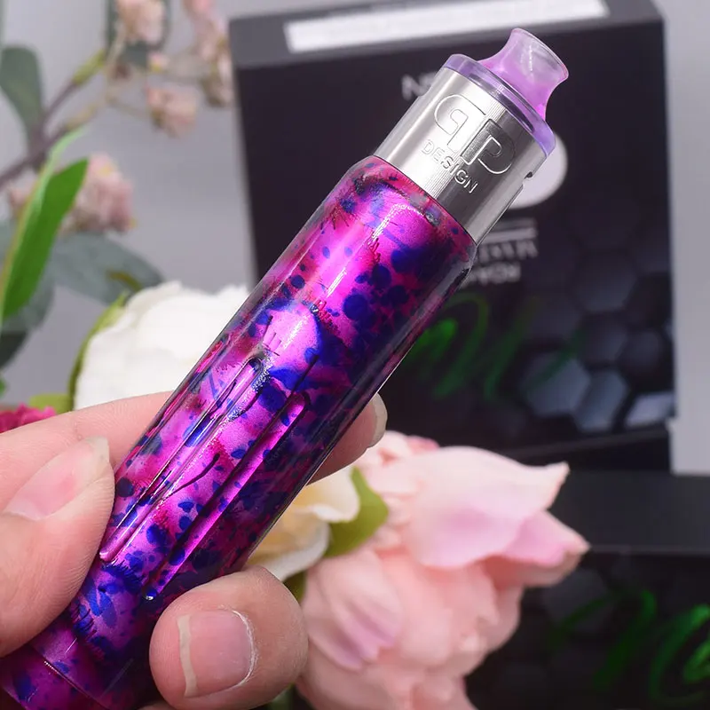 

QP Design Nio RDA rsa master kitTop airflow intake adjustable Single coil 22mm rda atomizer 316ss E Cigarette Vaporizer atomizer