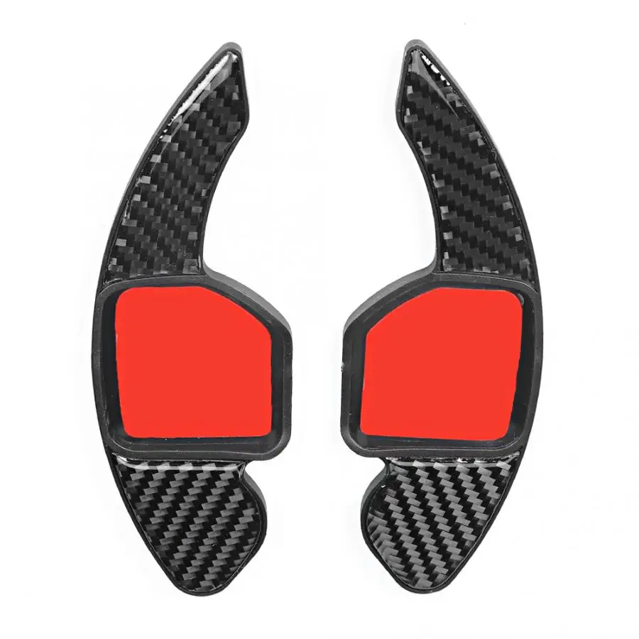 1 пара из углеродного волокна руль весло переключения передач крышка подходит