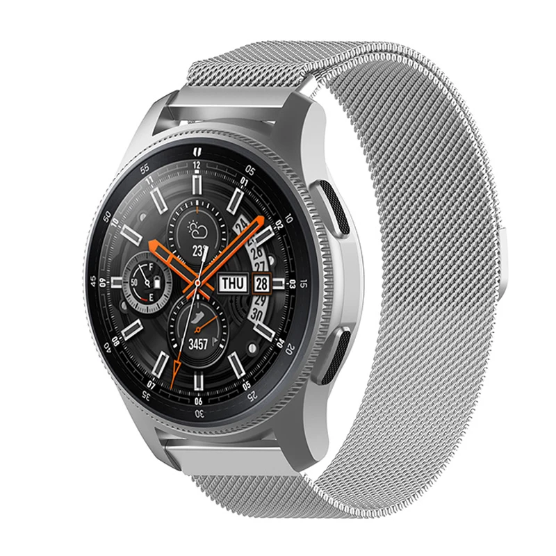 Galaxy watch 46 мм для samsung gear S3 frontie active 2 42 мм S2 ticwatch c2 hauwei часы gt amazfit ремешок Bip 20 мм 22 мм браслет