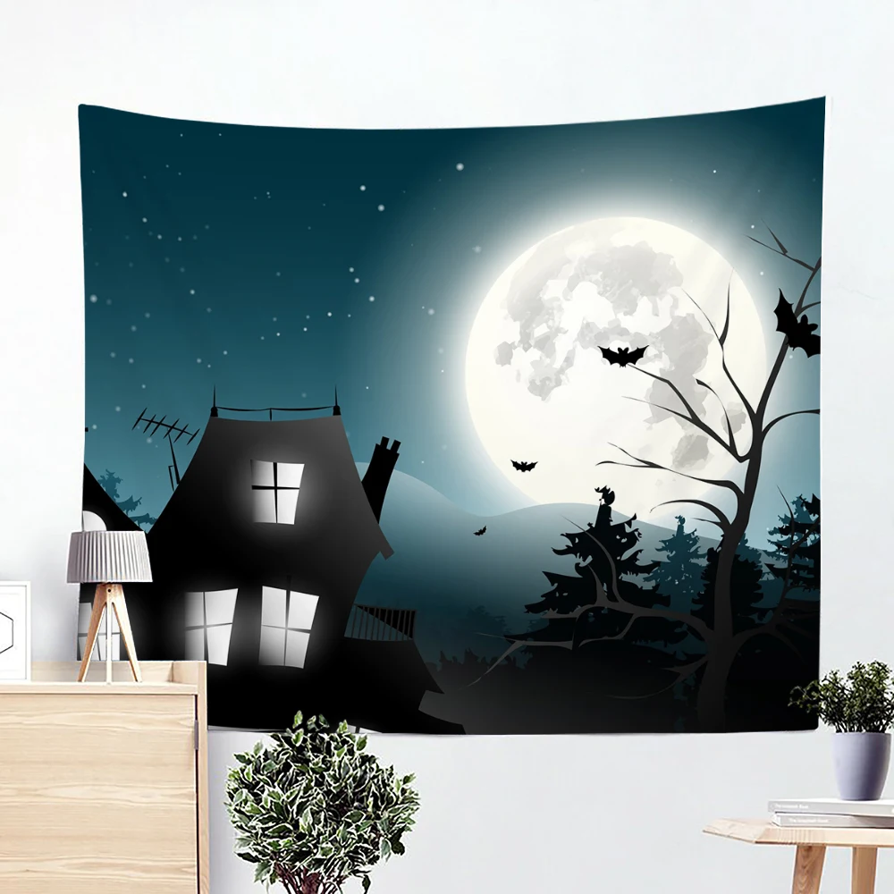 

Watercolor Pumpkin Tapestry Halloween Wall Decor Hanging Cloth Wall Cloth Bedroom Home Decor Tapestry Room Decor Tapestry