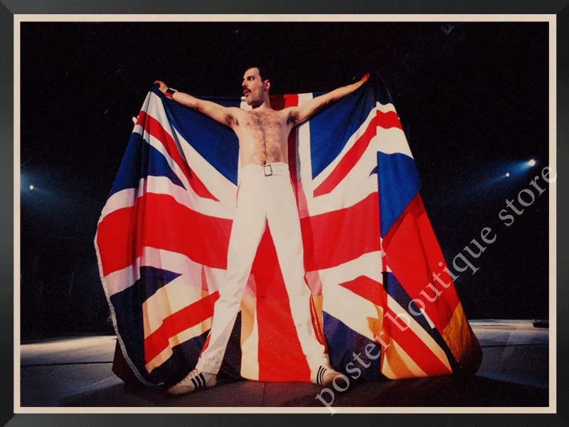 Queen Band музыкальный плакат на крафт-бумаге Фредди Меркьюри, Brian мая винтажная Высококачественная декоративная роспись стены стикер - Цвет: 4