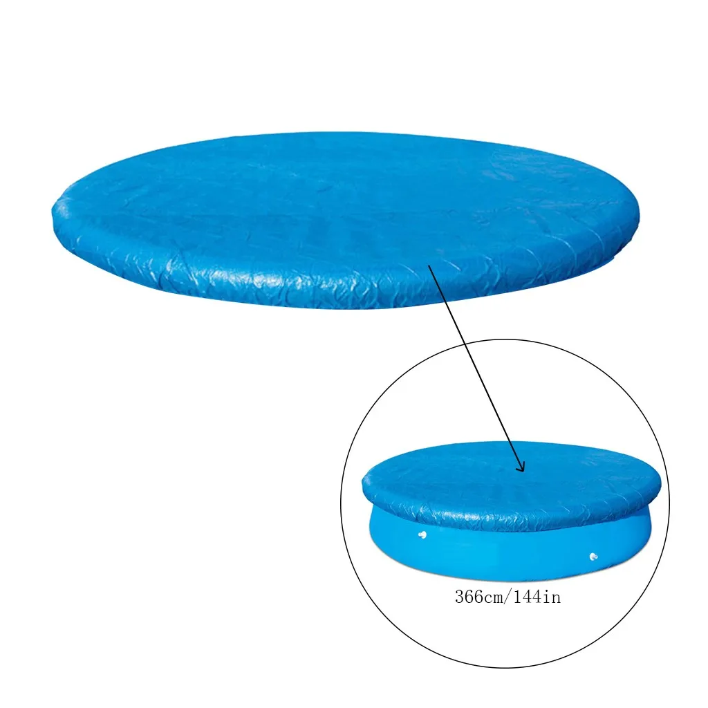 

Swimming Pool Cover 2020 Top Cloth Pool Cover Inflatable Pool Dust Cover PE Round Pool Cover Cubierta de piscina