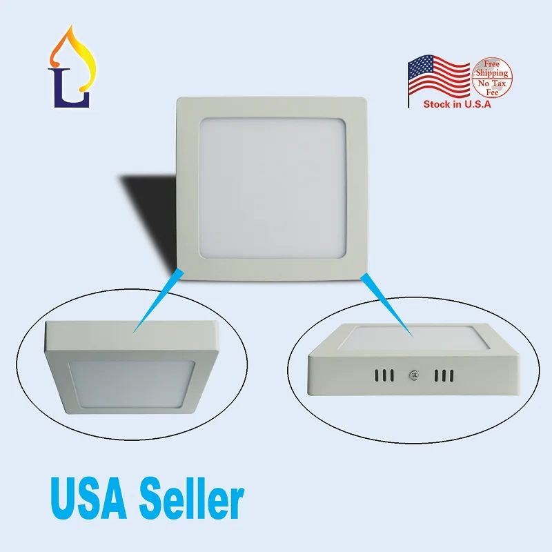 2 шт. светодиодная лампа 12 Вт тонкая квадратная Светодиодная панель потолочный