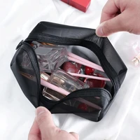 portable transparent travel cosmetic bag makeup case toiletry storage pouch