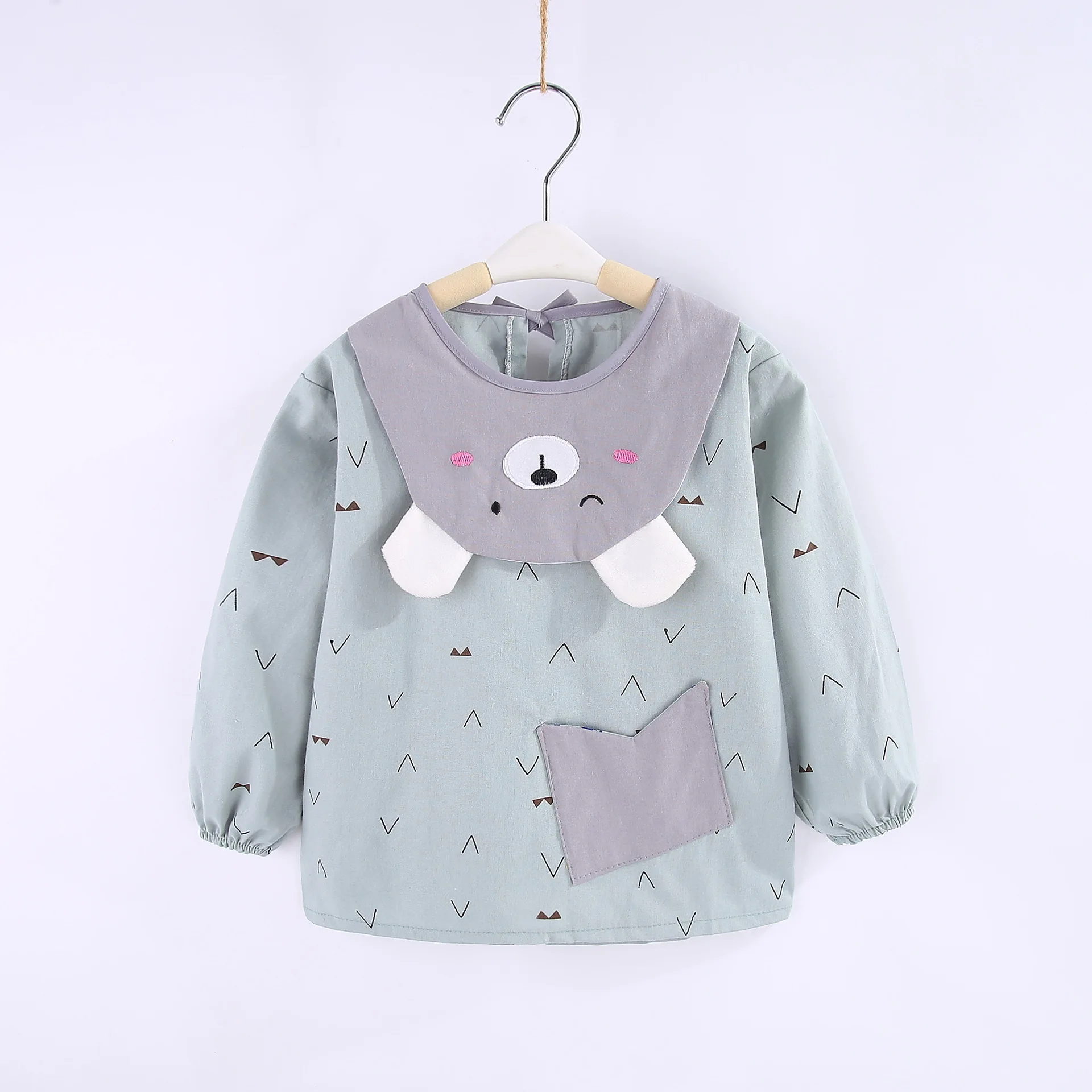 Детский хлопковый комбинезон на осень и зиму водонепроницаемый фартук для