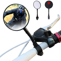 2pcs bicycle handlebar rear view mirror adjustable rear view bike mirrors wide range back sight reflector bicycle accessories