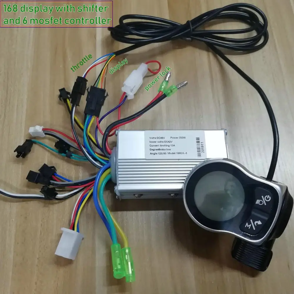 Электрический скутер с ЖК-дисплеем и переключателем+ контроллер BLDC 24v36v48v250w350w аксессуары для электрического велосипеда интеллектуальные Запчасти для велосипеда MTB