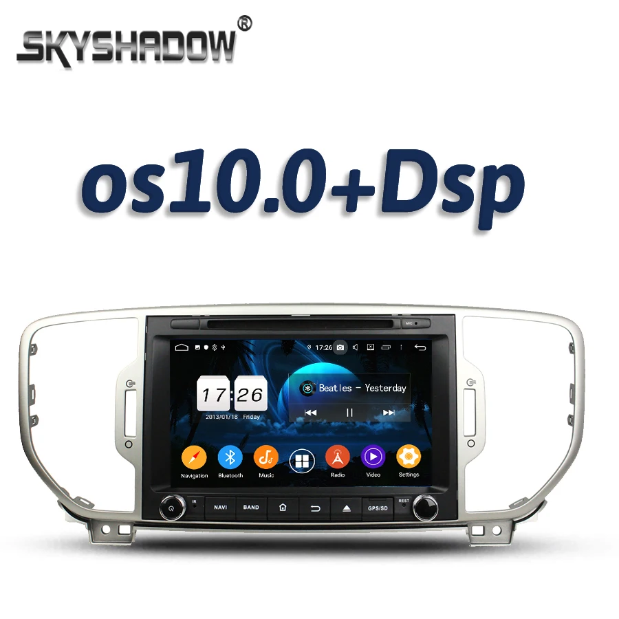 720P DSP TDA7851 Android 10 2 Гб ОЗУ 16 четырехъядерный Bluetooth 5 0 Wifi GPS автомобильный DVD плеер RDS