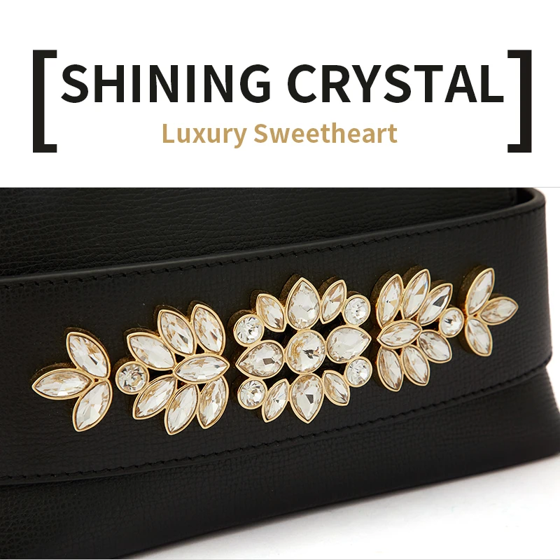 Ms. MM сумка из натуральной кожи с кристаллами роскошные сумки женские