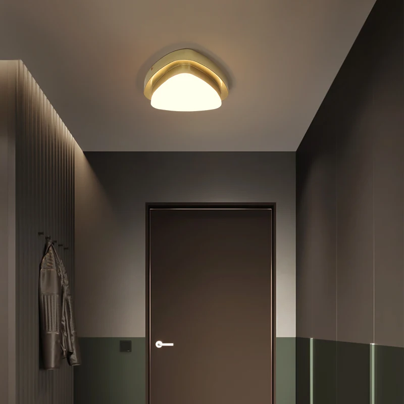

Gold Ceiling Lights For Aisle Corridor Bedroom Kitchen Living Room Dining Room Stairway Foyer Villa Office Indoor Home Mini Lamp