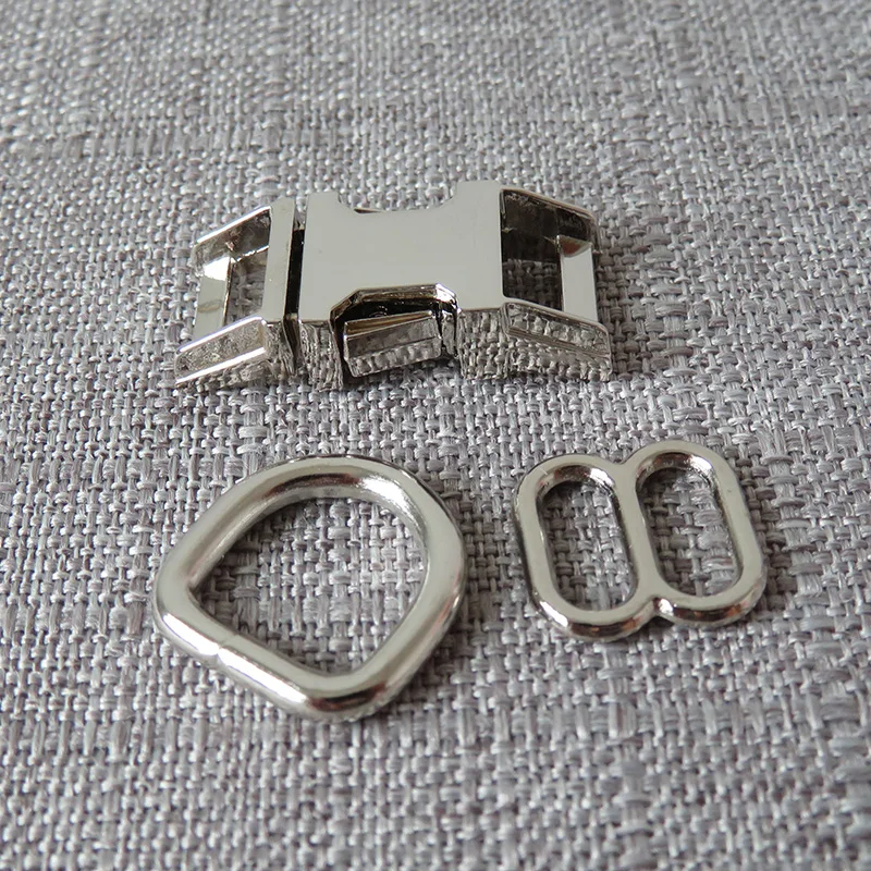 150 комплекты 10 мм ошейник для кота металлическая пряжка раскола ремни ремня