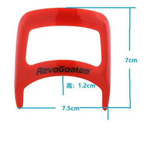XY Fancy Red Beard Shape Ruler Goatee Trimming Self Cut Guide Outline Shaving Template for Man | Красота и здоровье