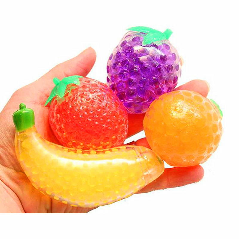 

Прозрачные шарики для снятия стресса, фруктовые желеобразные водные сжимаемые крутые вещи, забавная игрушка для снятия стресса для взрослы...